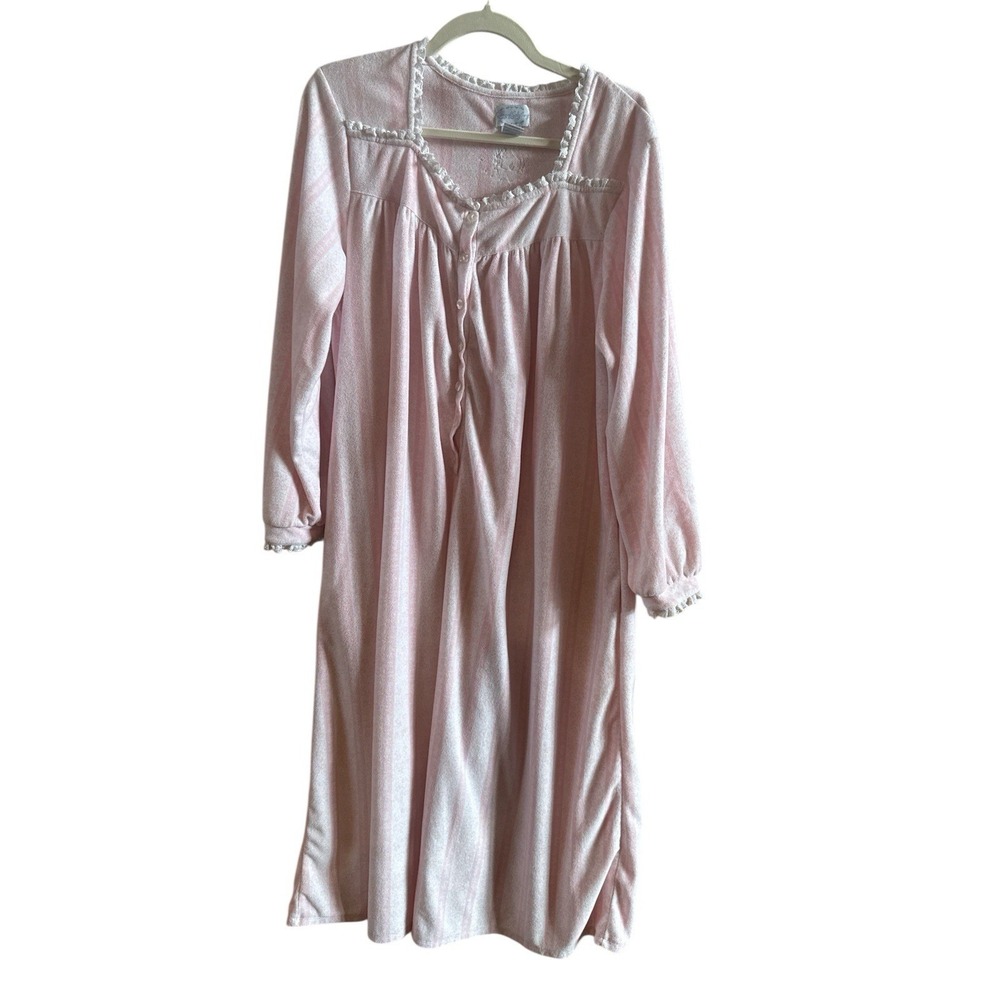 Lanz Of Salzburg Soft Pink Nightgown Woman's Size Large
